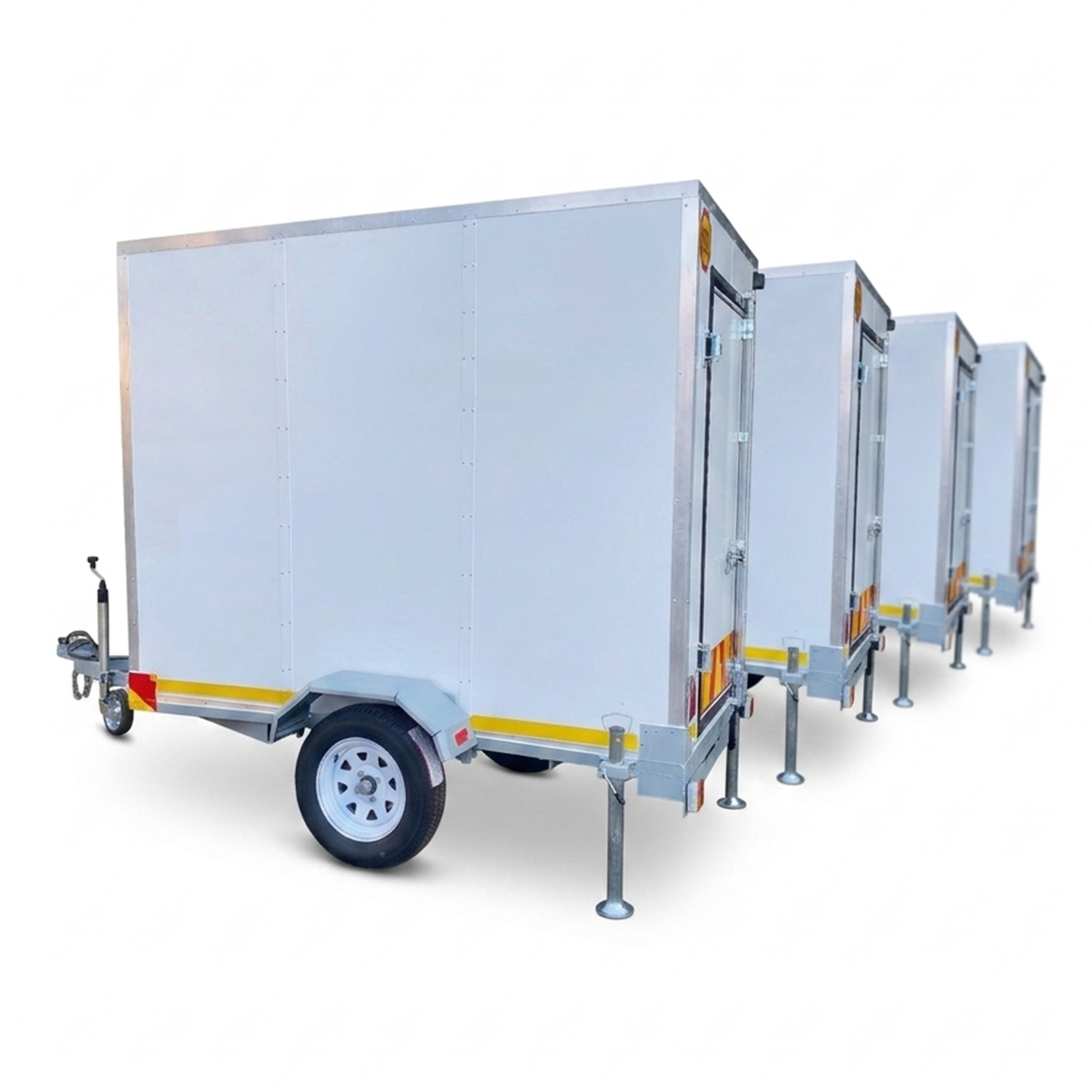 Mobile freezer and refrigeration units